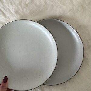Heath Ceramics Light Gray Dinner Plates - Set of 2